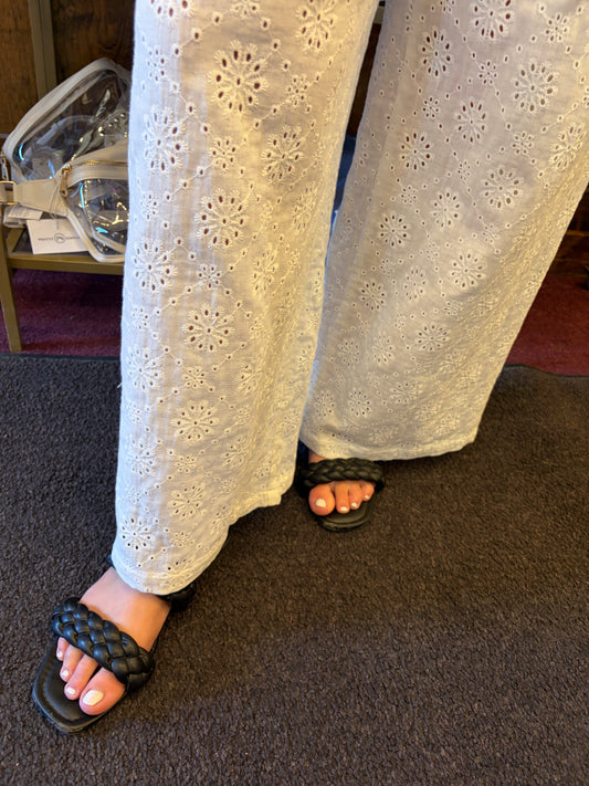 Eyelet Lace Pants