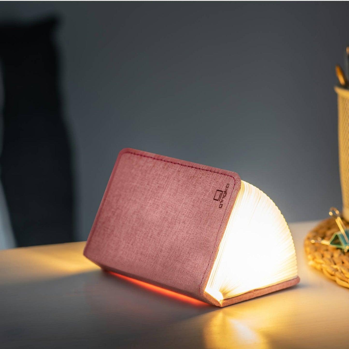 Linen Fabric Smart Book Light
