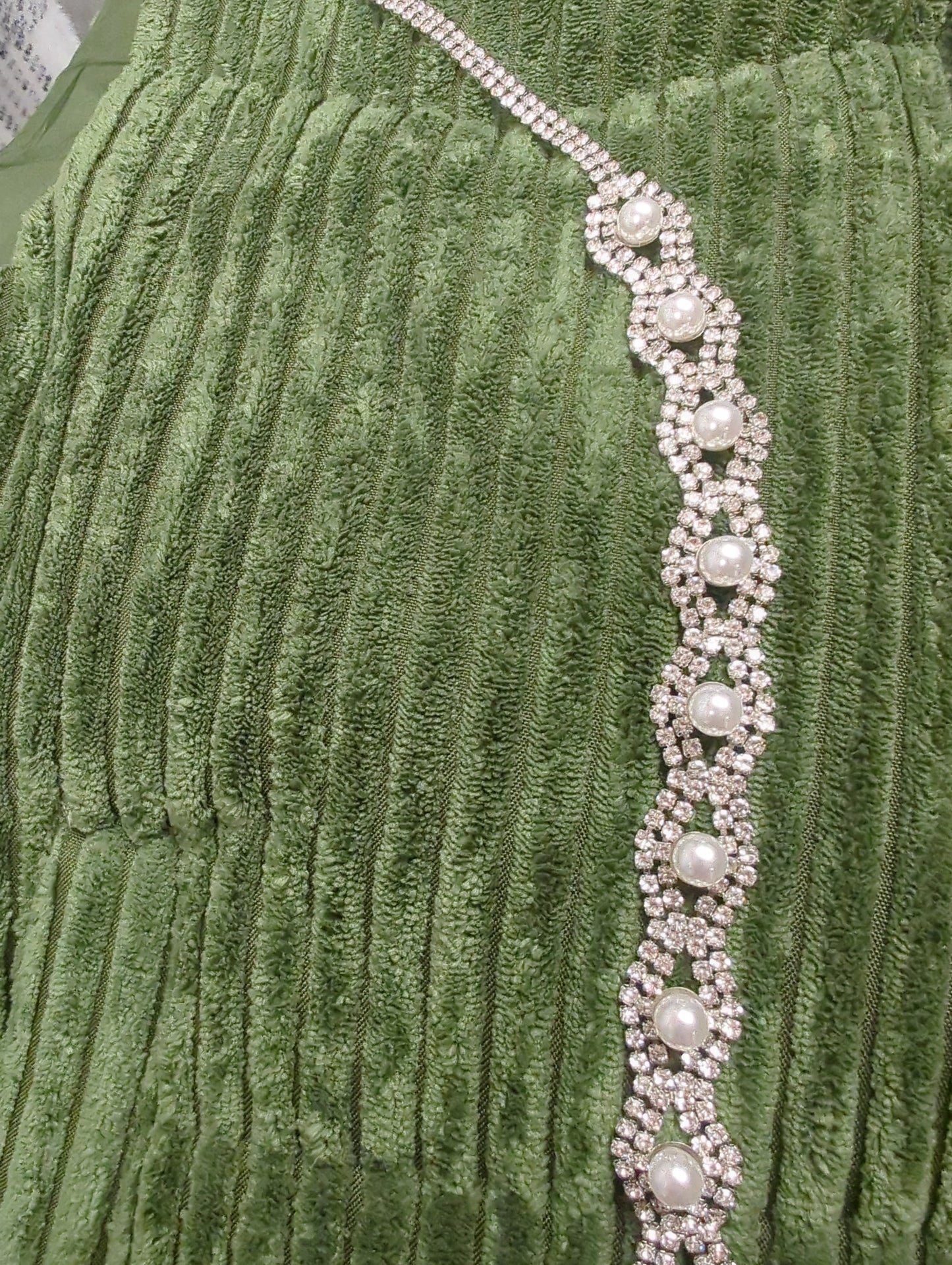 Rhinestone & Pearl Belt