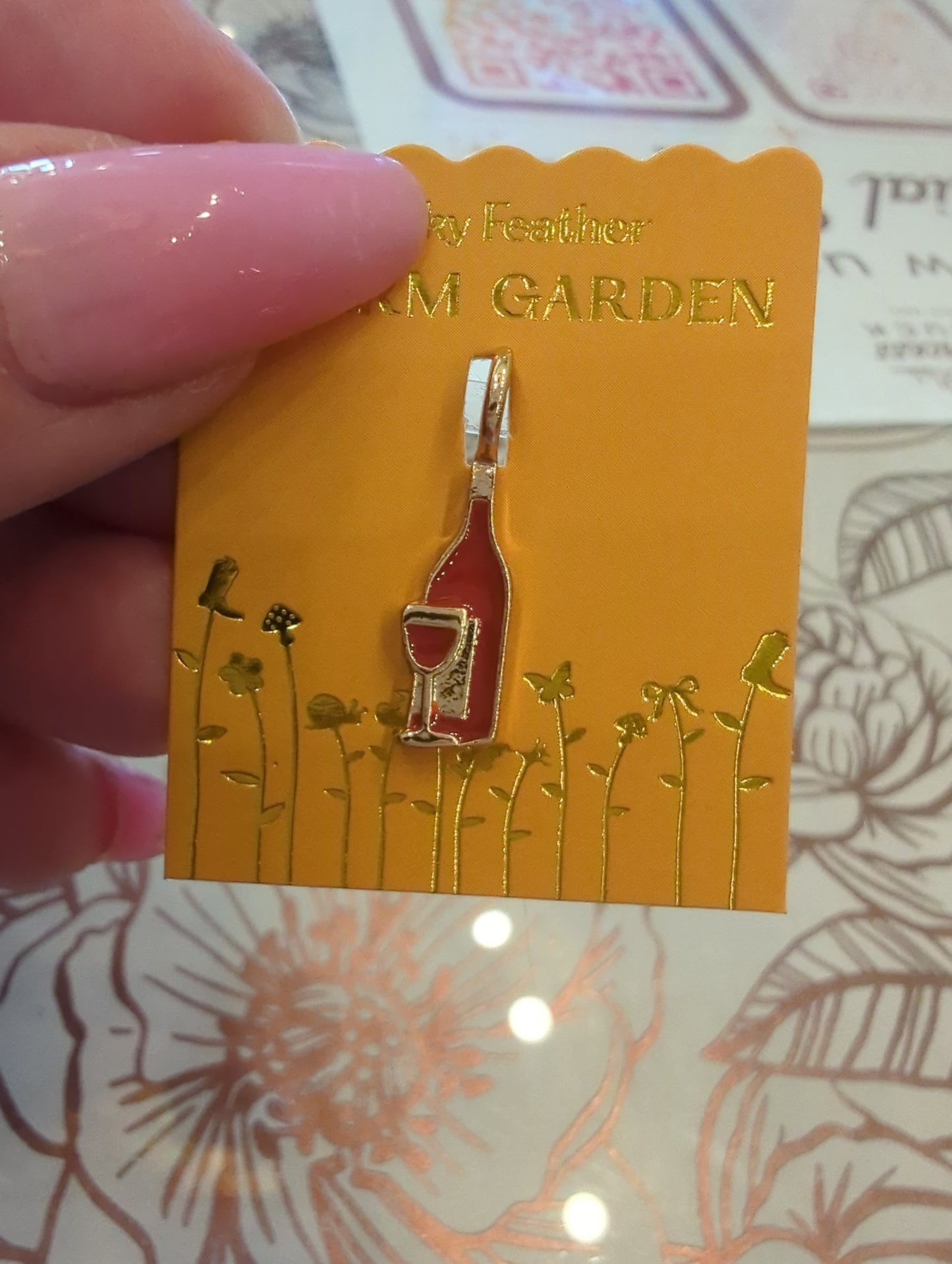 Charm Garden - Wine Gold