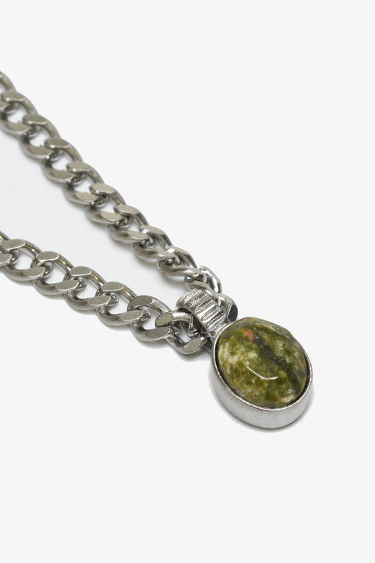 Unakite Pendant Necklace