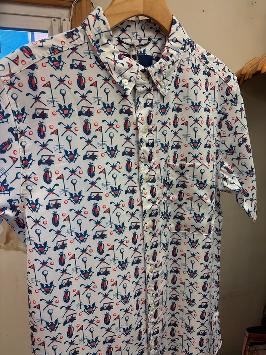 Good at Golf Button Down UPF 40