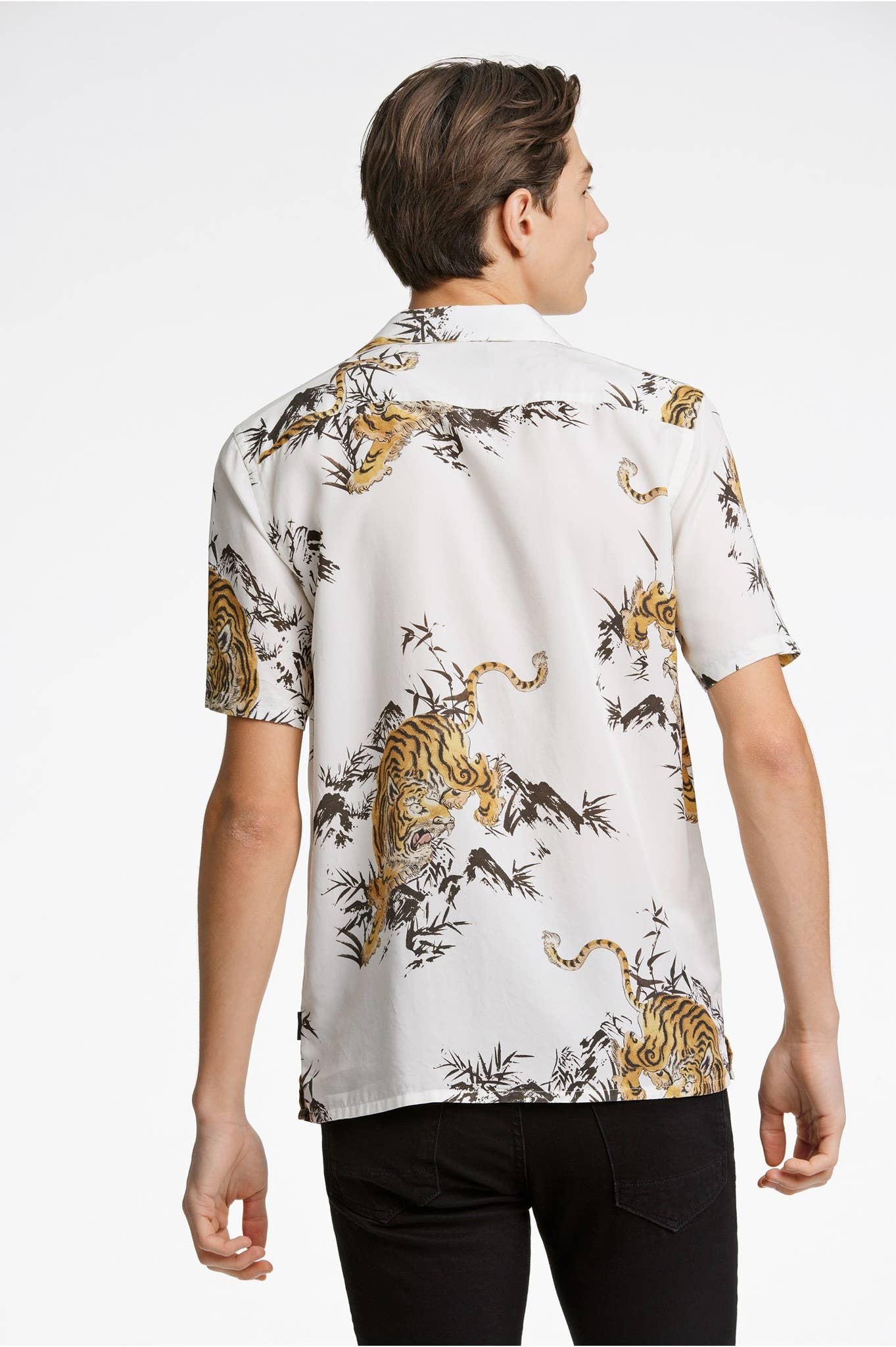 Tiger Time Short Sleeved Dress Shirt