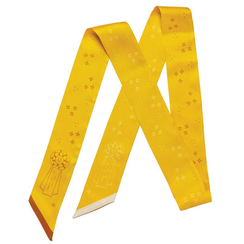 'this ain't my first rodeo' silk twilly scarf