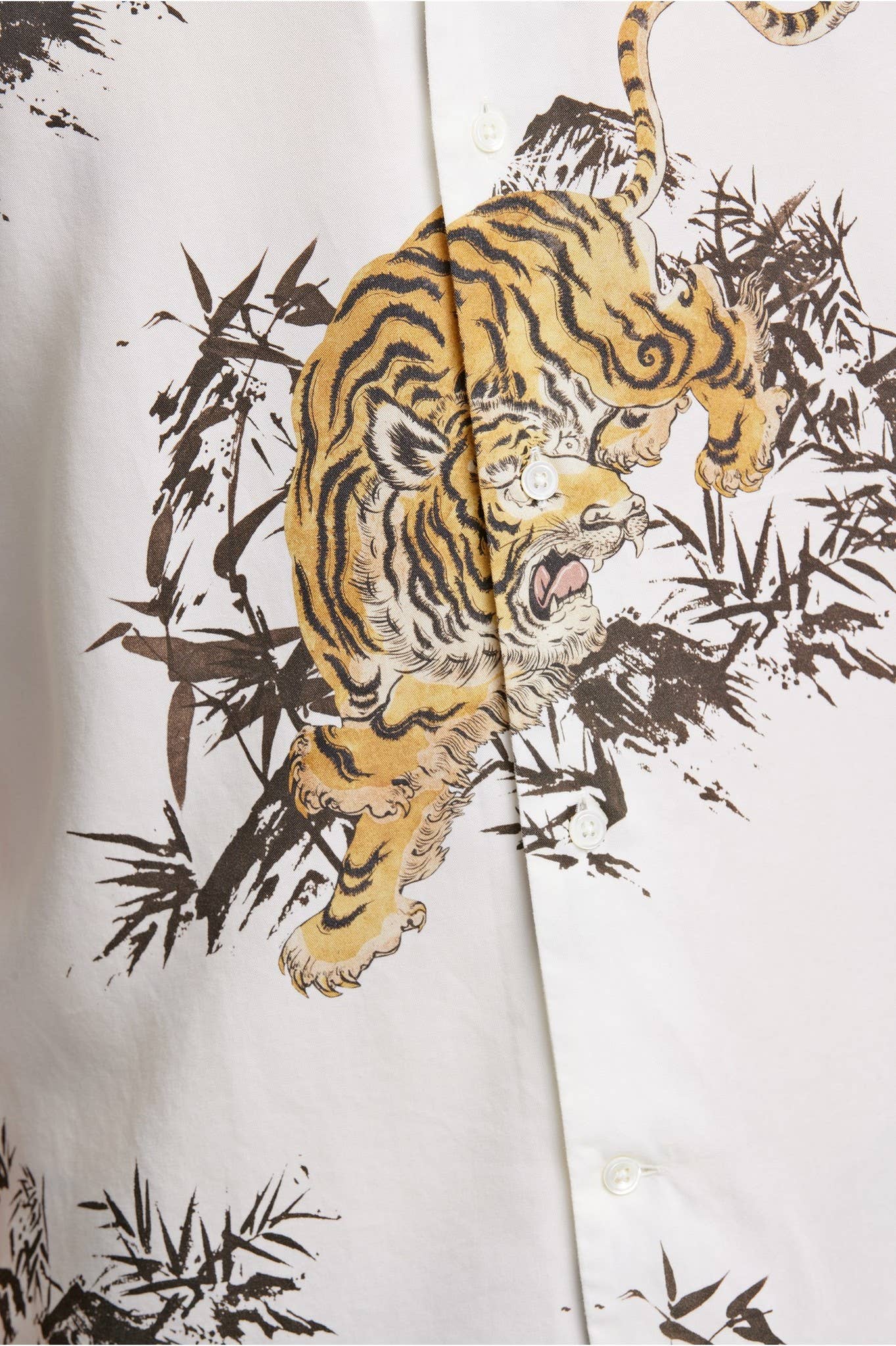 Tiger Time Short Sleeved Dress Shirt