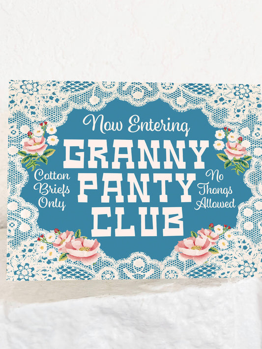 Granny Panty Club -  Card