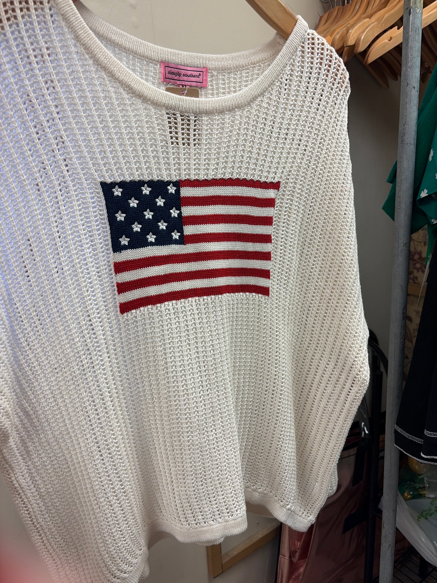 Patriotic Glory Mesh Pullover