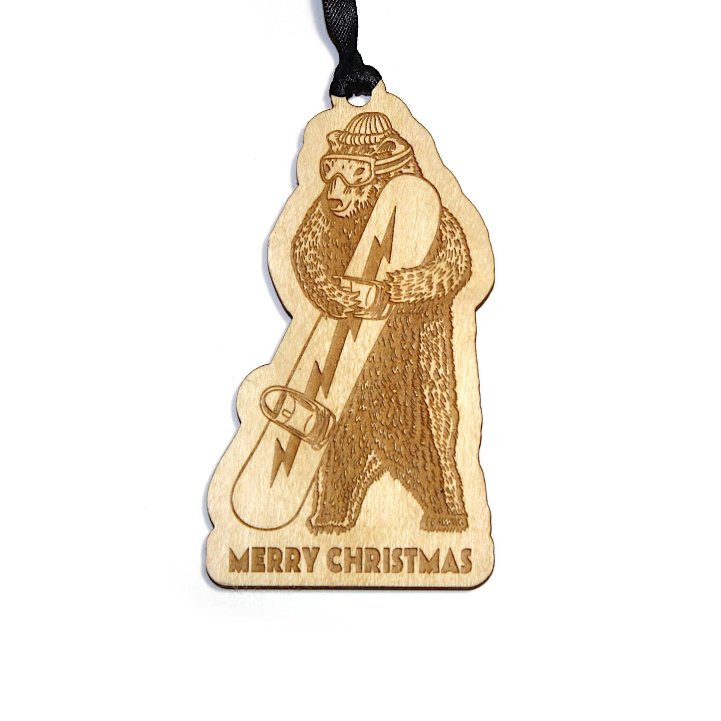 Real Maple Wood Christmas Ornaments (Limited Edition)