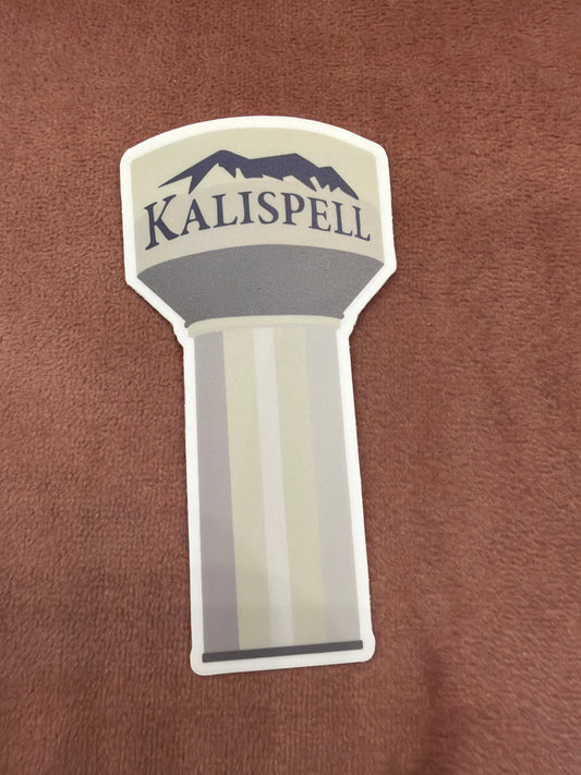 Kalispell Water Tower Sticker