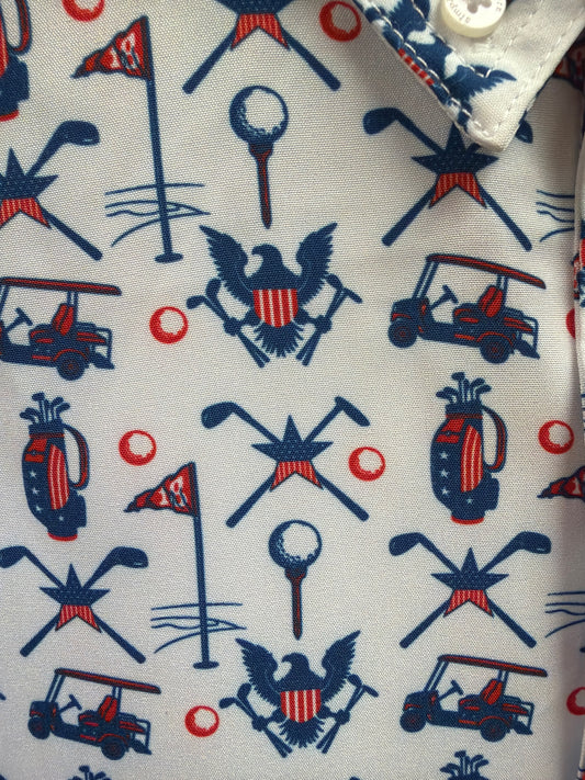 Good at Golf Button Down UPF 40