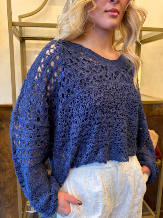 Blu Skies Sweater