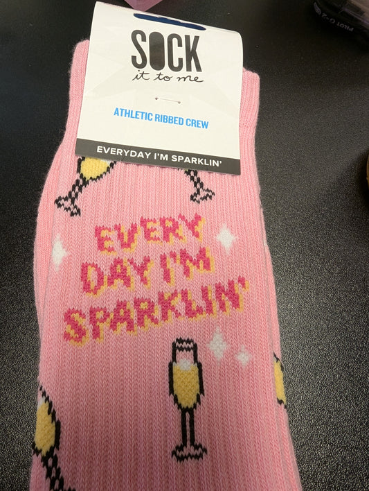 Socks Everyday I'm Sparkling
