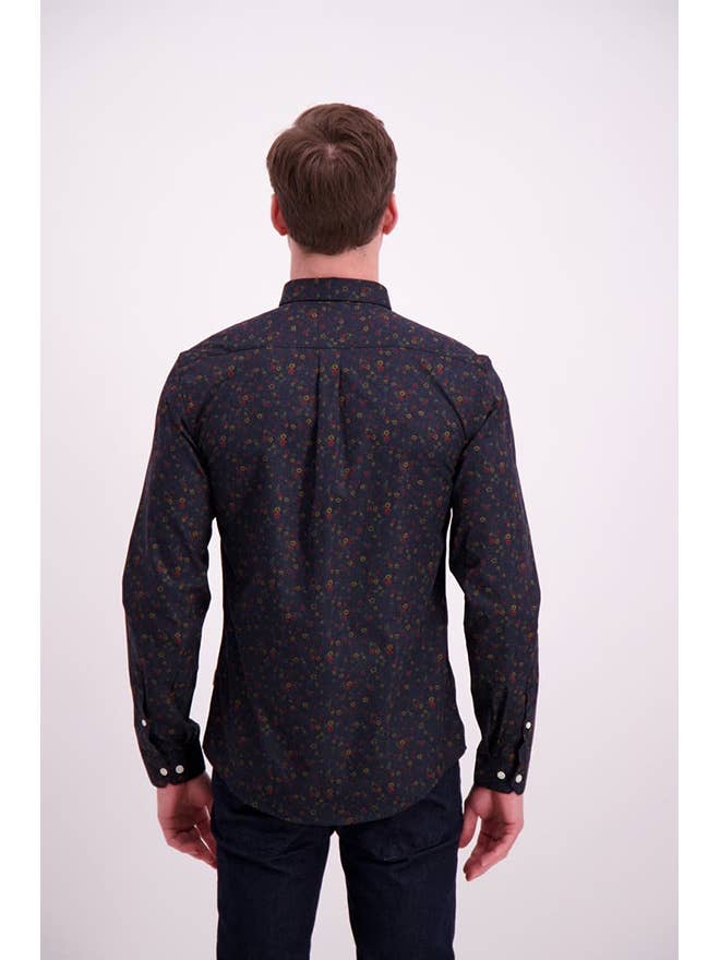 Ditsy Floral Print Shirt L/S Style: 30-22040US