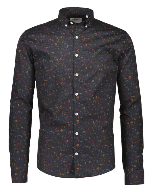 Ditsy Floral Print Shirt L/S Style: 30-22040US