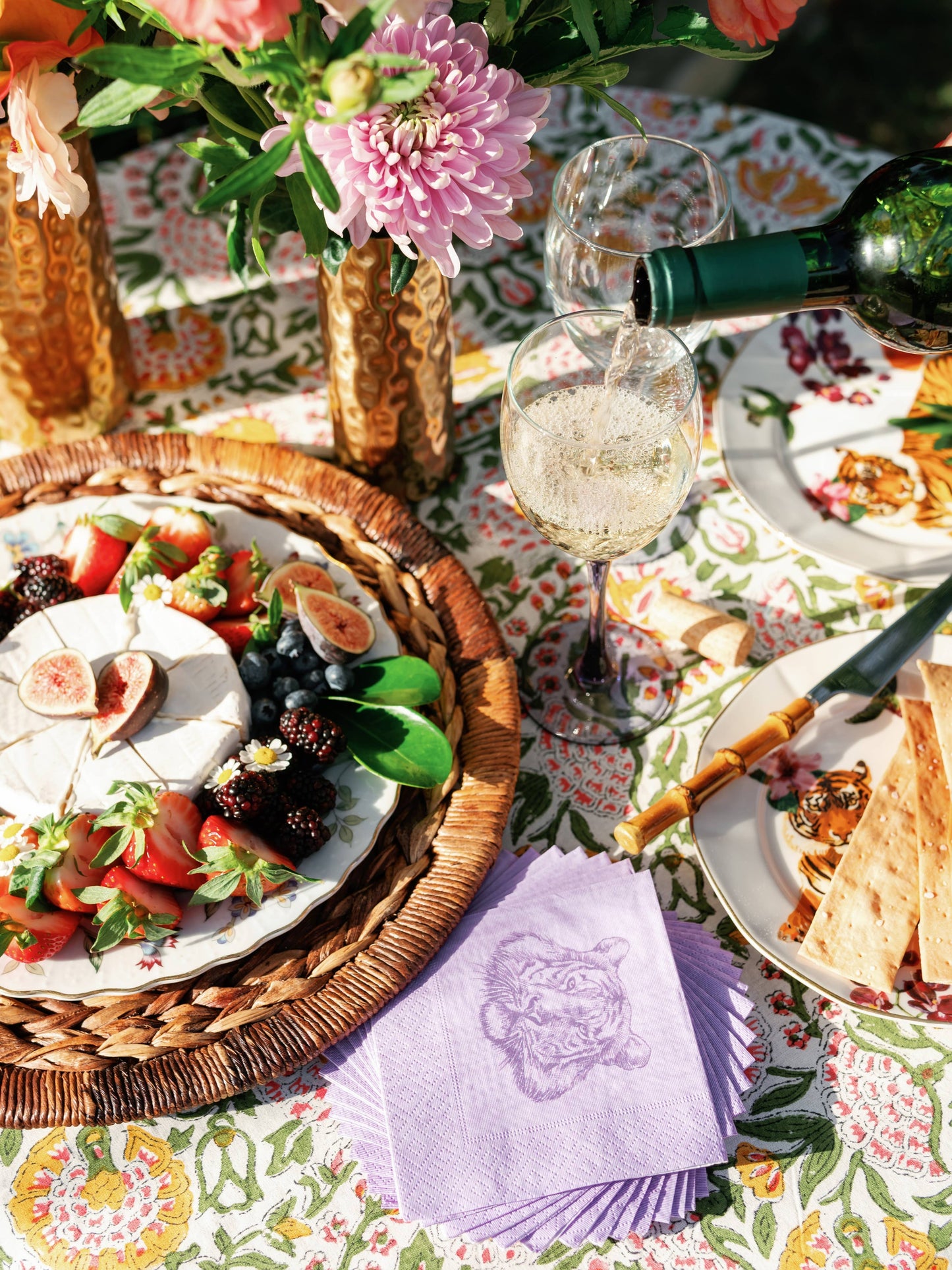 Tiger Cocktail Napkins