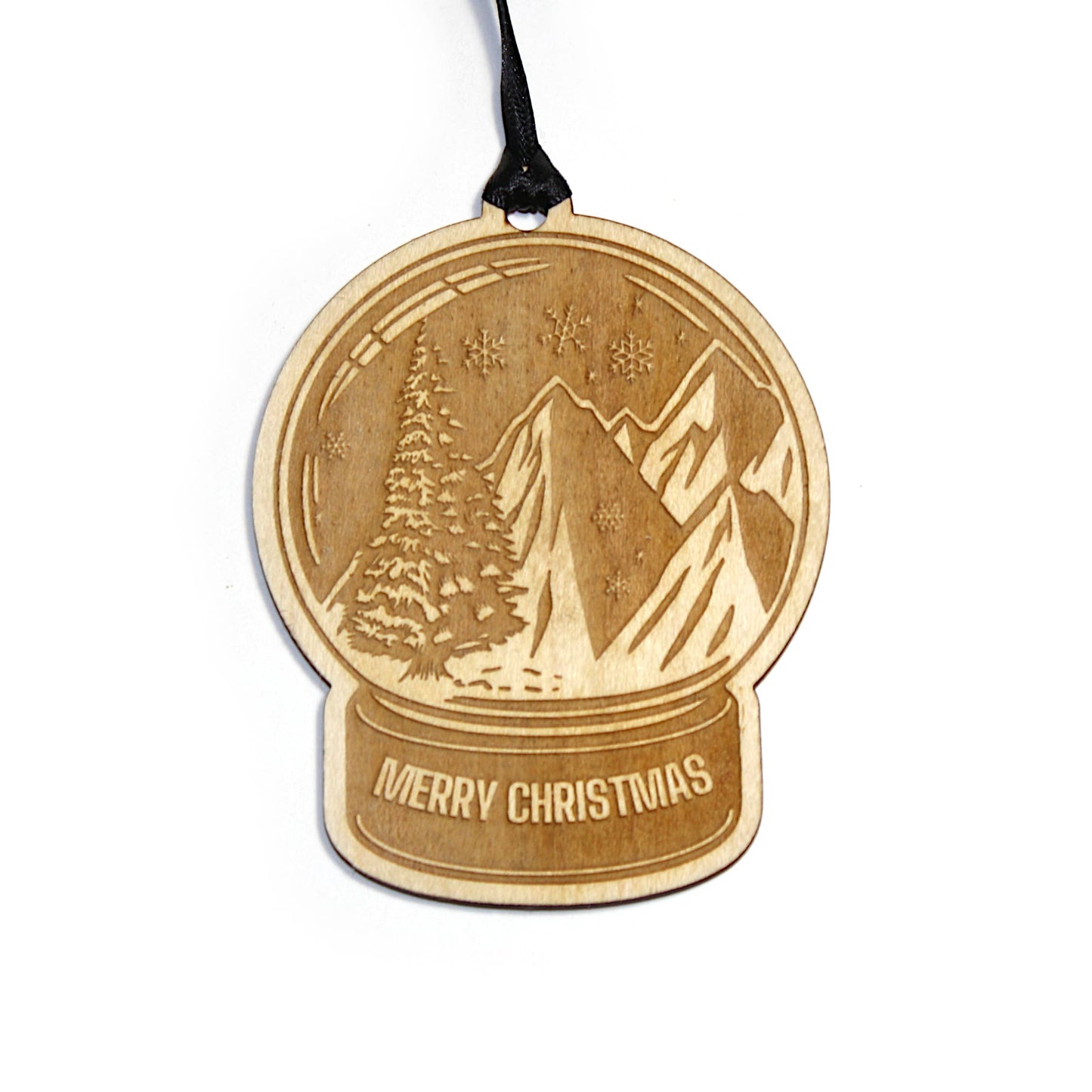 Real Maple Wood Christmas Ornaments (Limited Edition)