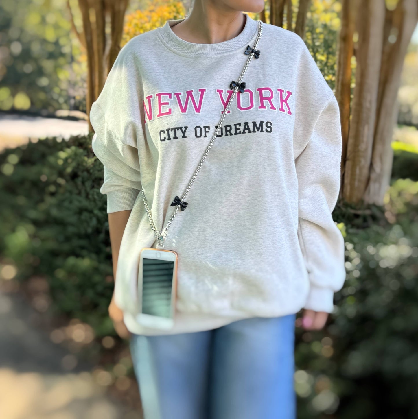 Bows And Beads Phone Lanyard