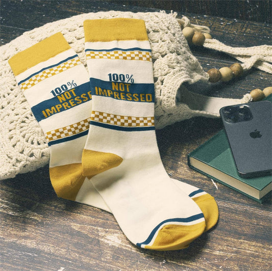 Not Impressed Socks