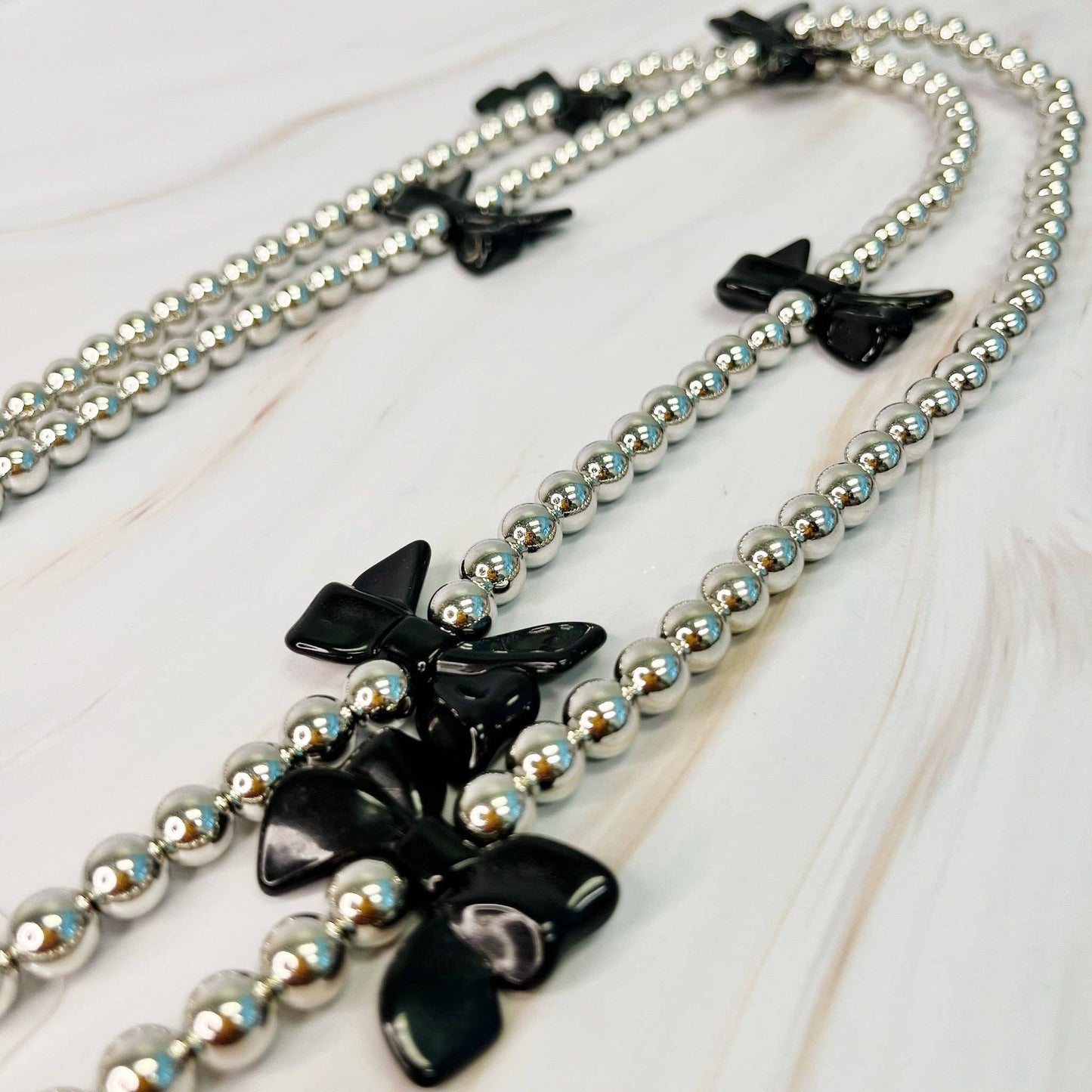 Bows And Beads Phone Lanyard