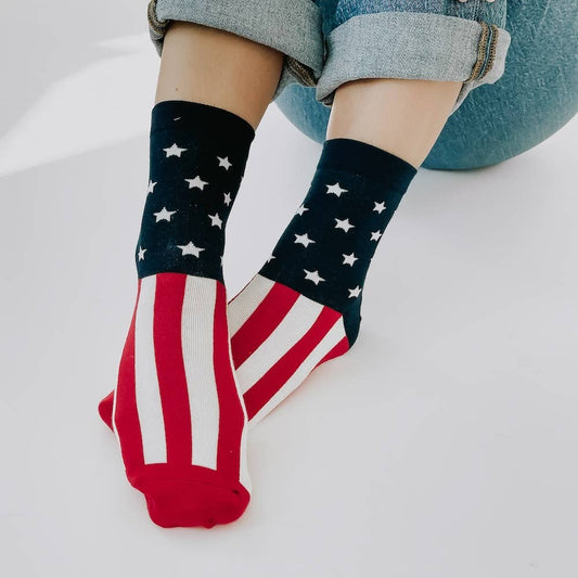 God Bless America USA Socks