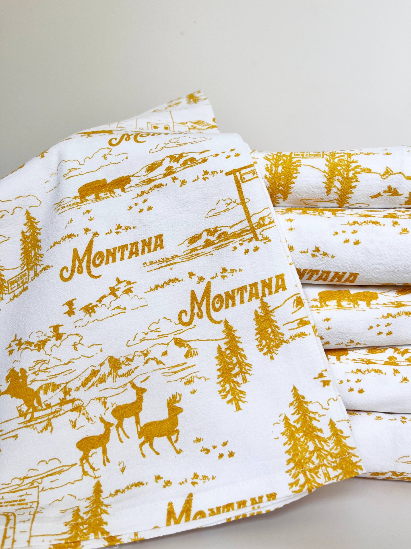 Montana Scenes Cotton Kitchen Towel