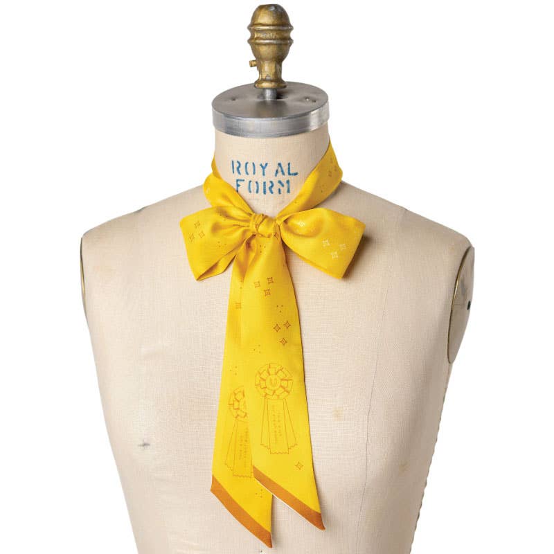 'this ain't my first rodeo' silk twilly scarf