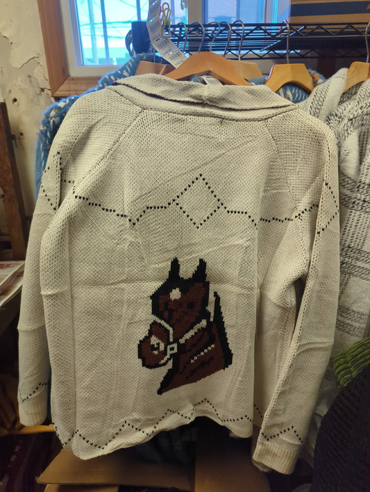Ivory Horse Cardigan
