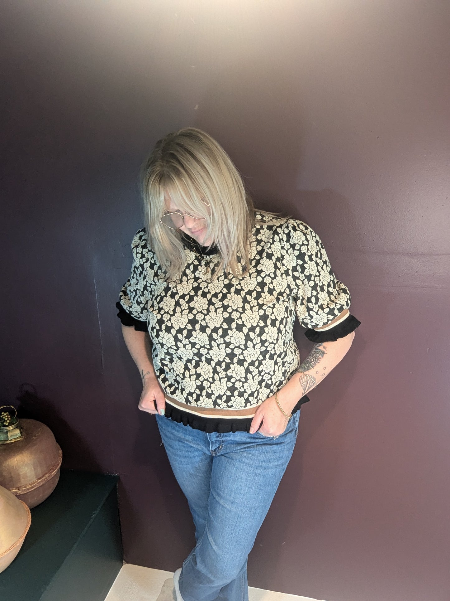 A Rose is a Rose Sweater