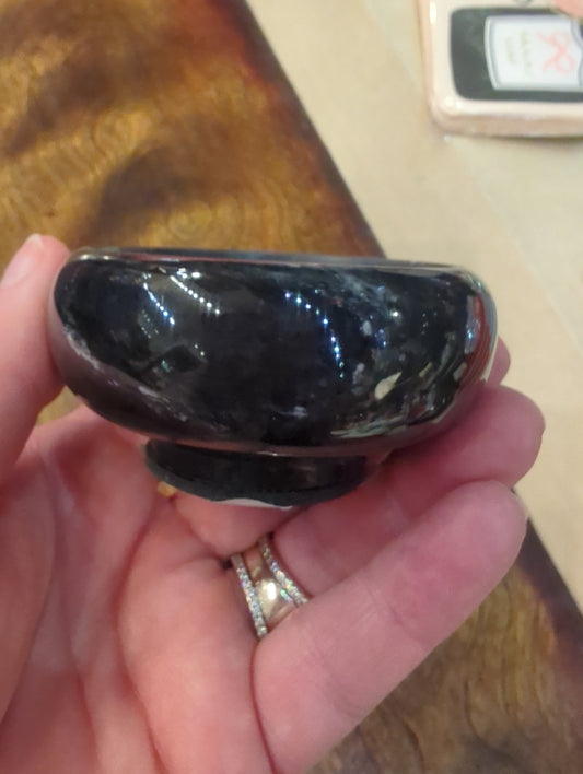 Black Marble salt dish