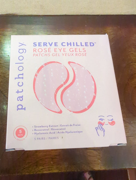 Serve Chilled Rose Hydrating Eye Gels - 5 pair box