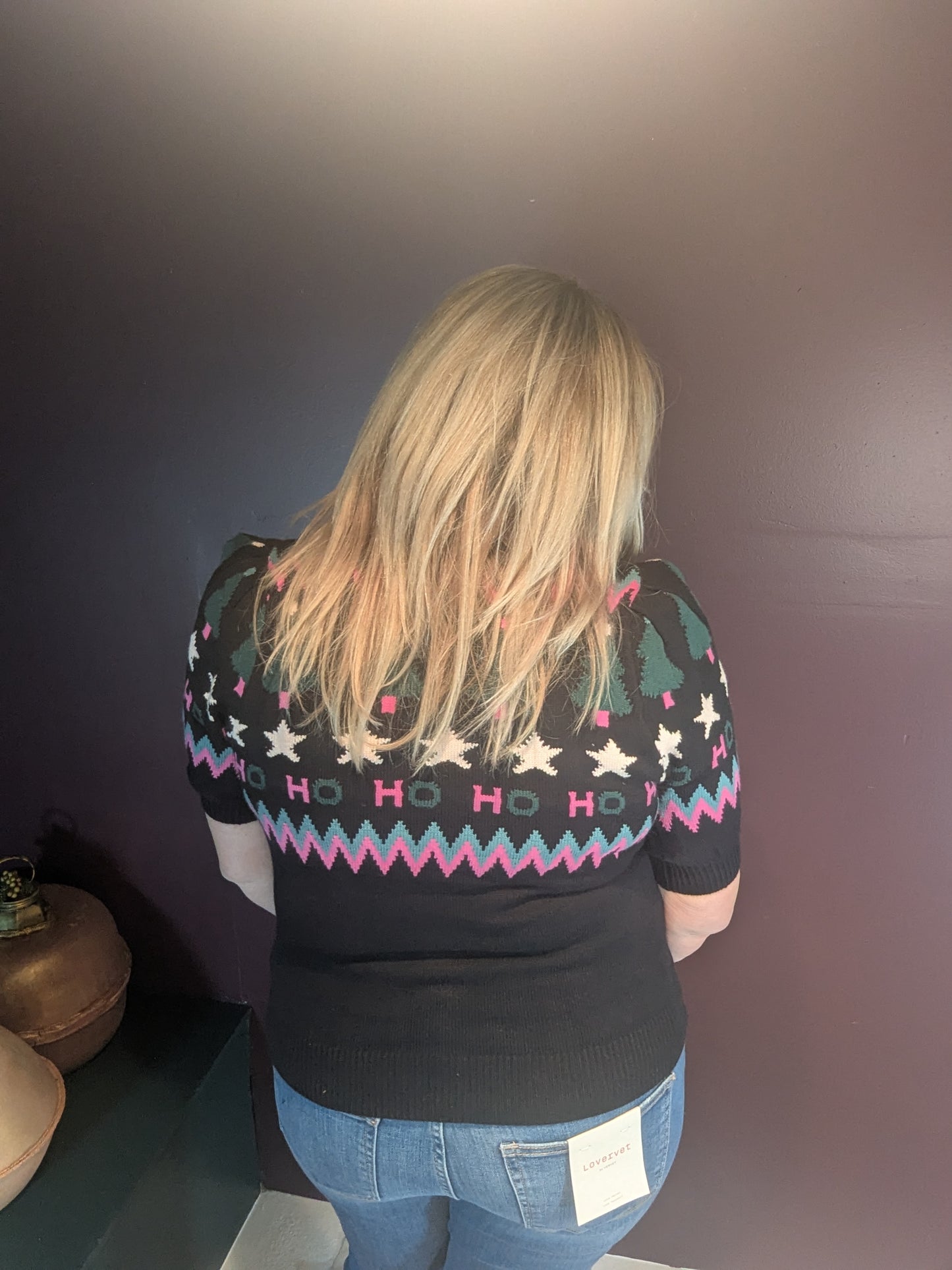 Festive Puff Sleeve Cardi