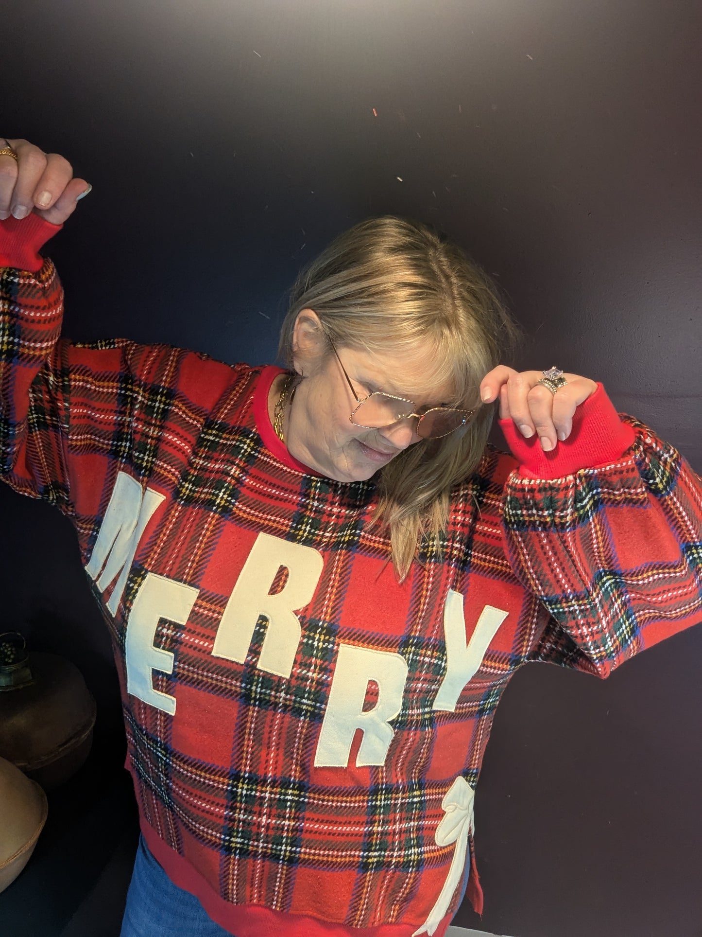 Merry Bow Sweatshirt