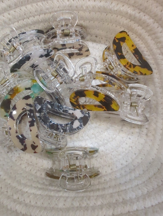 Animal Print Claw Clips -SM