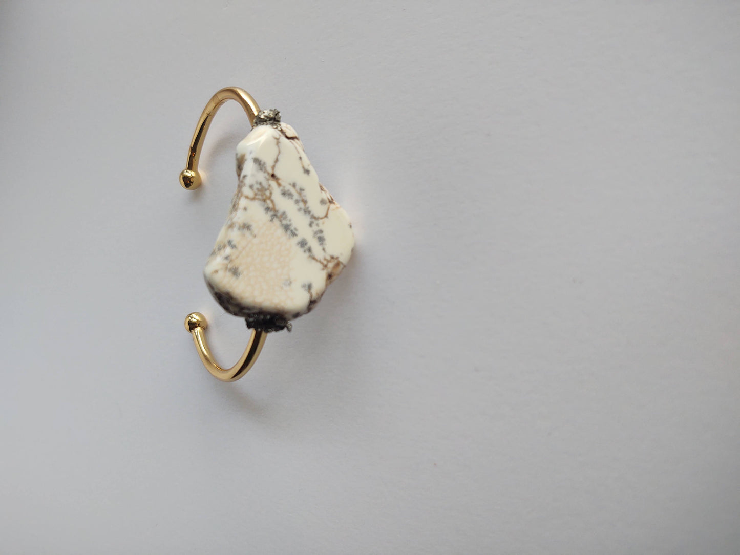 Howlite Cuff Bracelet